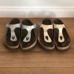 2 pairs Birkenstock Birko Flor Gizeh Women’s 39